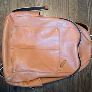 Coach leather backpack